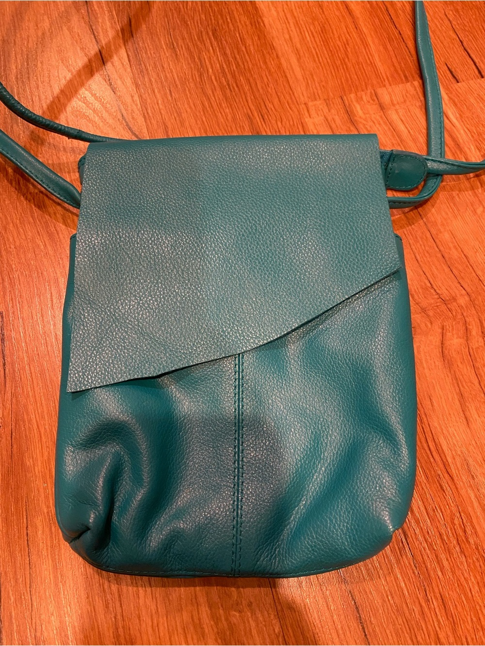 ili Turquoise Crossbody Bag Inner Pockets leather purse